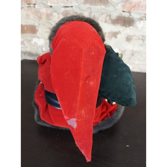 14" Sitting Santa Claus Figure - Christmas Decoration - Vintage - Picture 2 of 4